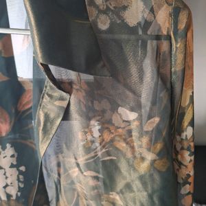 ZARA FLORAL Olive SHIRT