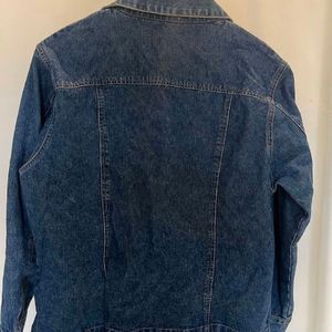 Unisex Casual Faded Denim Jacket