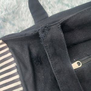 Max Black Tote Bag