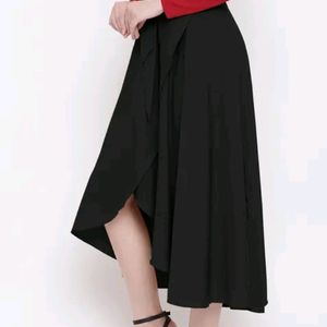 Front Slit Korean Skirt