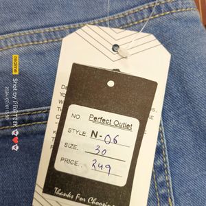 (N-06) 30 Size Slim Fit Denim Jeans