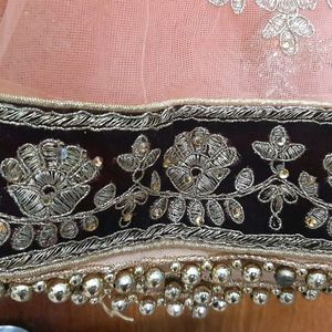 Party Wear Heavy Embroidered Lehga