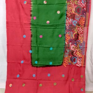 Exclusive kanthastitched Saree