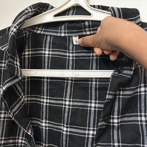 checker Cropped shirt