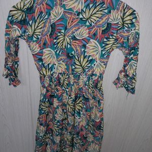 Beautiful Printed Frock Pure Cotton