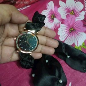 Best Quality Fabric Srcunchis watch for Women&Girl