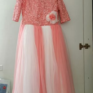 Kids Pink Beautiful Frock Upto 10 Yrs