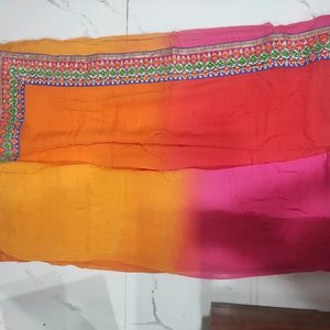 Goregeot Material Saree