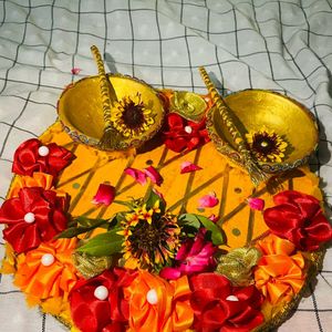 Haldi Platter FOR WEDDING