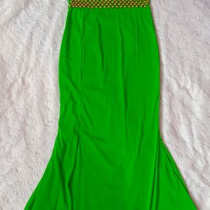 Green Fishcut Dress