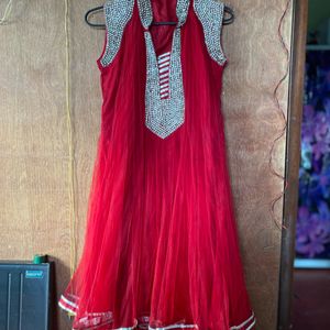 Red Ethnic Suit