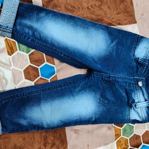 Dark Blue Jeans For Kids