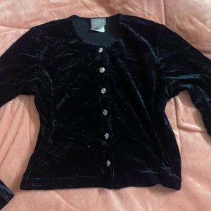 Korean velvet Top