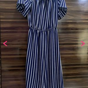 Striped jumpsuit🦋 (M)