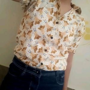 Printed Cotton Shirt