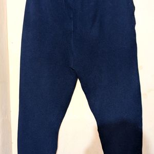 Men Navy Blue Track Pant