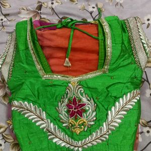 Chaniya Choli Style Saree