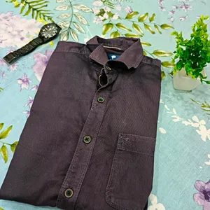 Dark Wine Casual Shirt