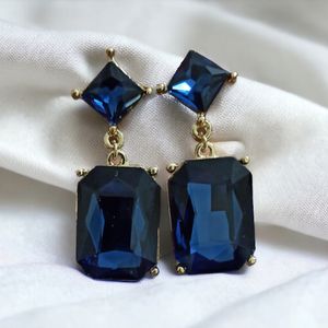 Blue Stone Necklace Party Wear