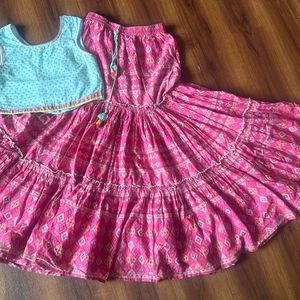 Skirt top for 8-9yrs. Lehanga choli