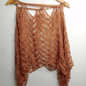 Brown Casual Top (Girl' s)