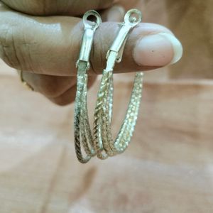 Silver Hoop Earrings