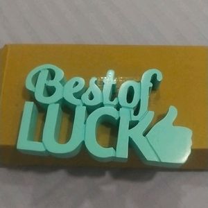 'Best Of Luck' wishing Piece