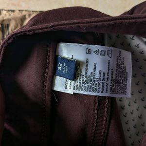 Nautica Smart Trousers Maroon New (W32-34)