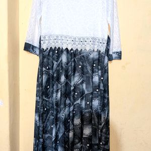 Printed Designer Long Gown