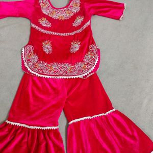 Beautiful Sharara Suit For Baby Girl