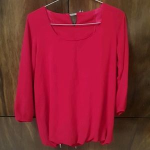 Hot Pink M Size Causual Geaogate Top