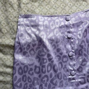 Lavender Animal Print Skirt💜💐