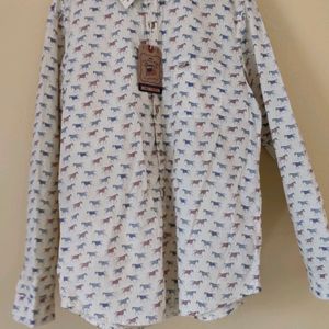 USPA Pure Cotton Printed Full Sleeves Shirt Men