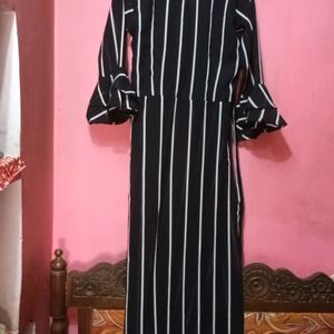 Black Split Kurti