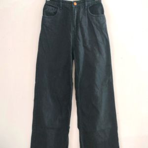 Black Wide Leg Jeans (Women's)