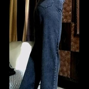 Charcoal Grey Straight Comfortable Jeans (Woman)