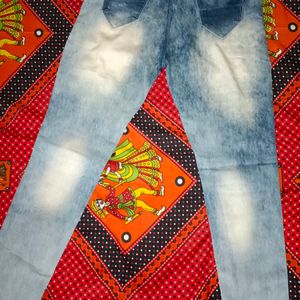 Ankle Length With 2 Button Jeans