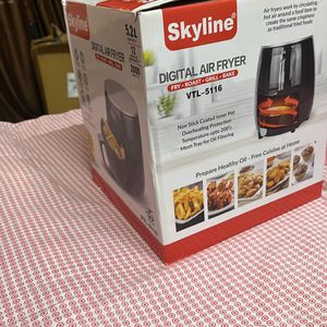 Skyline Digital Air Fryer 5.2 L Selaed Pack