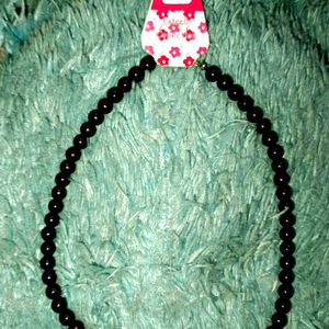 Black Beads Necklace