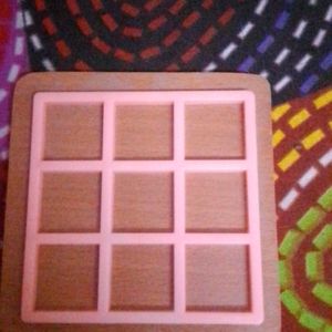 Tic Tak Toe Two Player Game Wodden