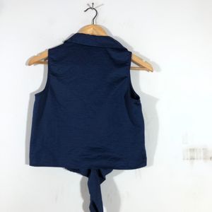 Navy Blue Casual Top(Women’s)