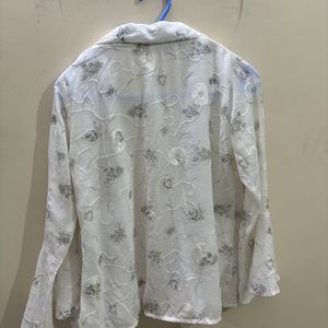 White Coat Top