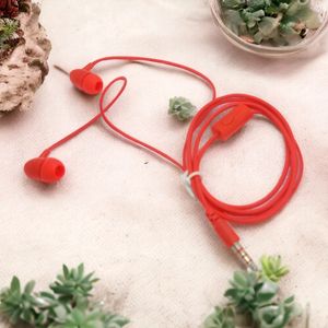 Earphone Red Colour