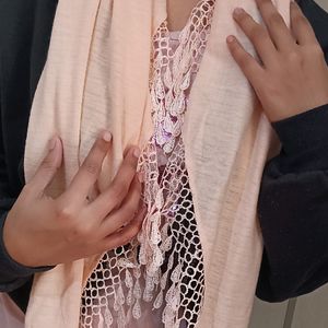 Peach Scarf