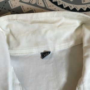 Beautiful White  jacket With Stains (washable)