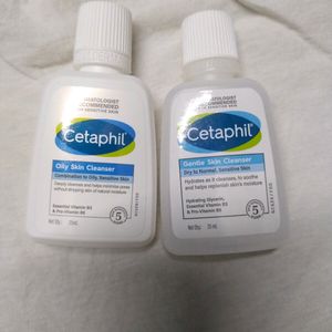 Cetaphil Combo 2  Cleanser 50ml / 25 Ml Each