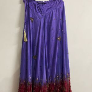 Purple Vintage Lehnga Handwork With Heavy Duppata