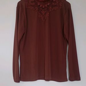 Brown Blouse