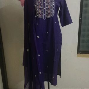 Violet Kurtha Set