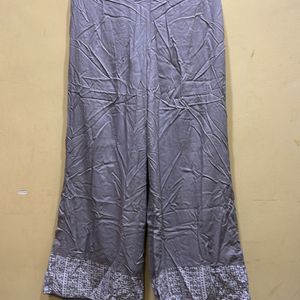 Avaasa Grey Palazzo Size L